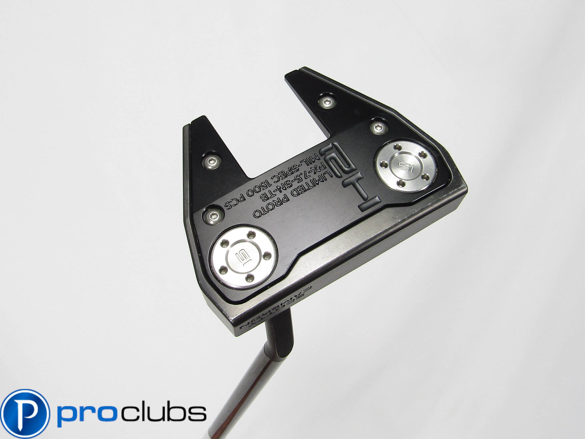 SCOTTY CAMERON HOLIDAY H21 LIMITED PROTO ALL BLACK PUTTER w